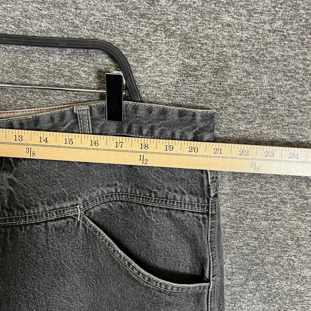 Vintage Marithe‎ Francois Girbaud Jeans Mens 40x31 Gray Baggy Wide Leg Carpenter